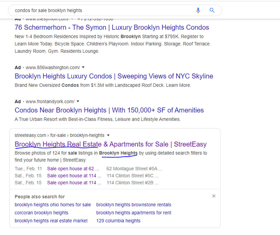 Excellent Example of Local SEO