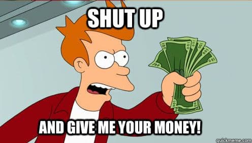 Fry Spending Money - Futurama